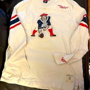 NFL Patriots White and Red Men's Shirt